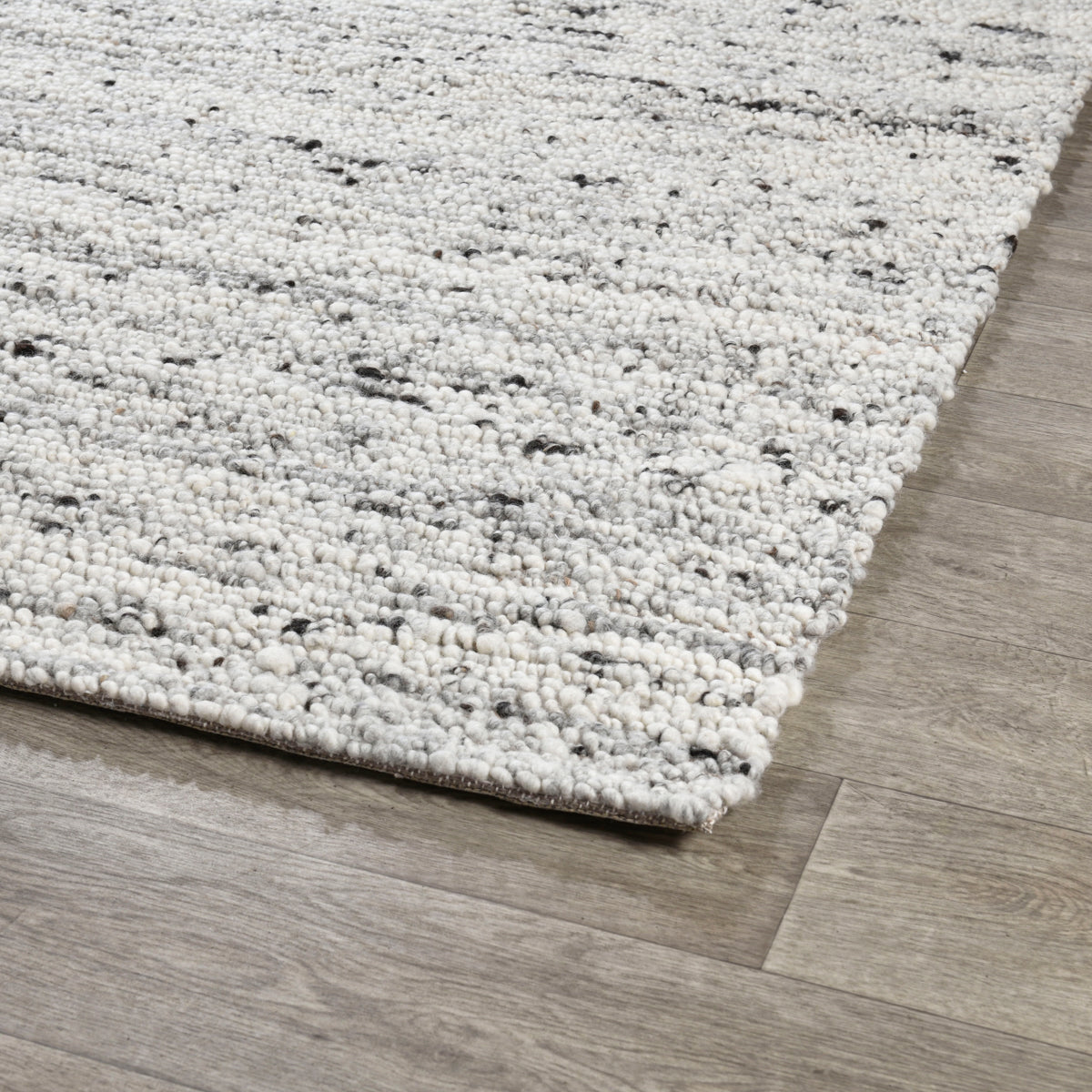 Loomis Ivory/Gray Wool Rug - Chapin Furniture