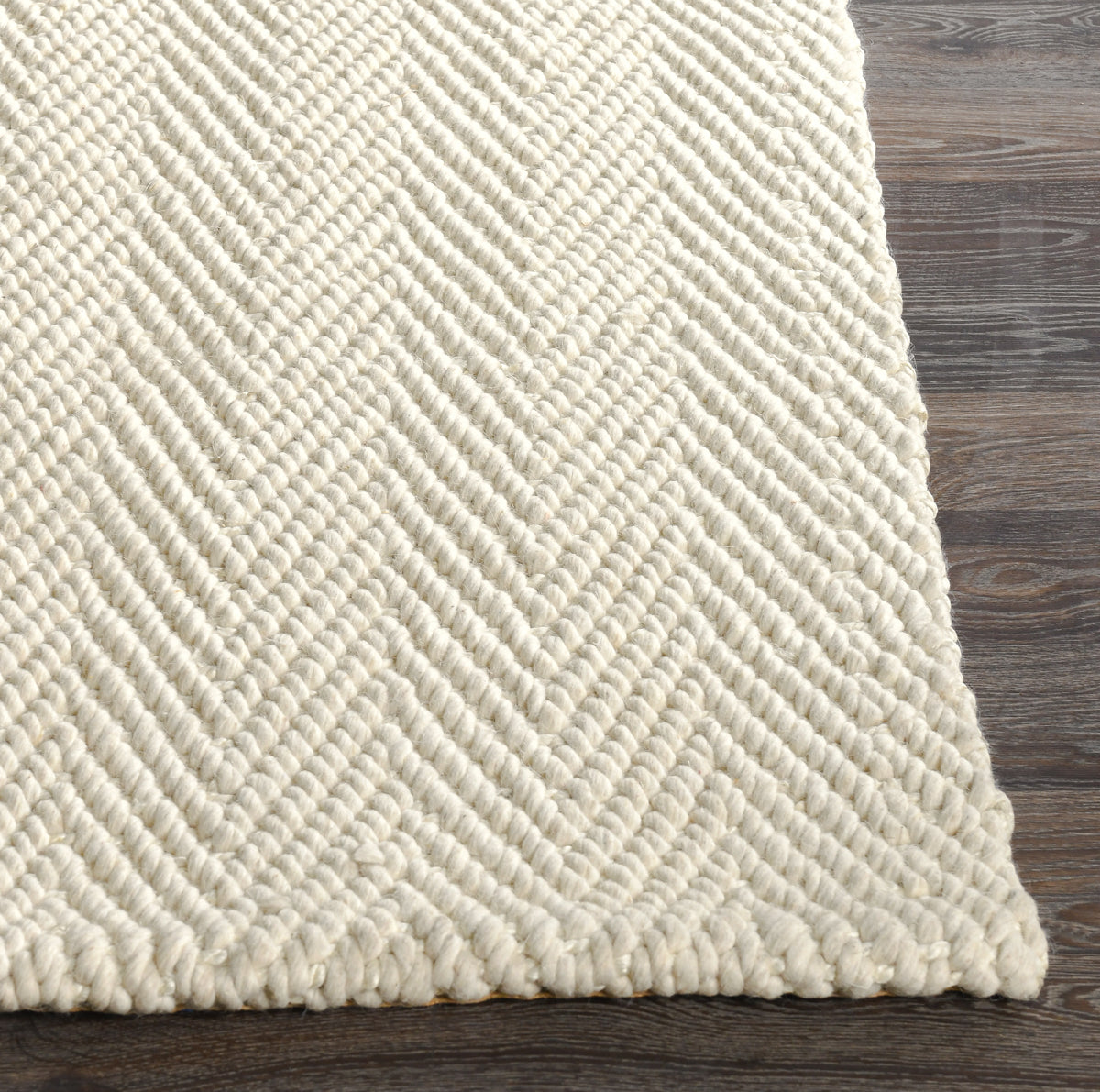 Herringbone Ivory Rug - Chapin Furniture