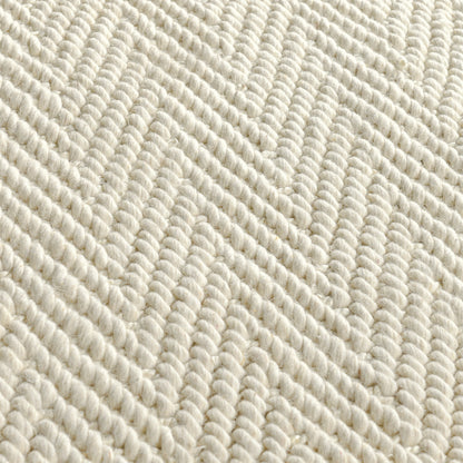 Herringbone Ivory Rug - Chapin Furniture