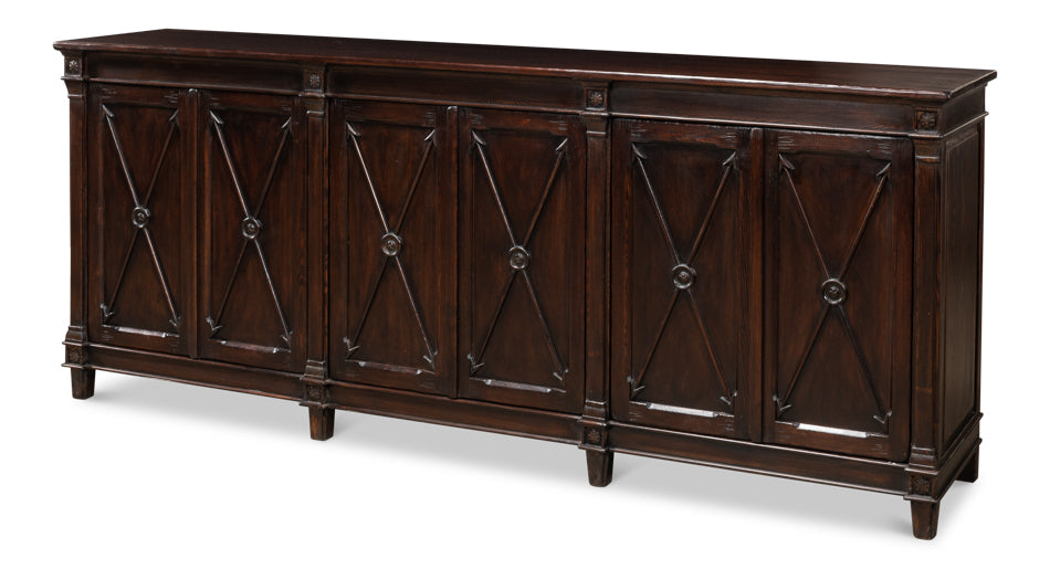 Marksman Sideboard- Dark Brown - Chapin Furniture