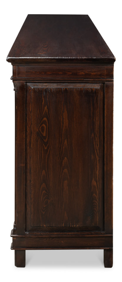Marksman Sideboard- Dark Brown - Chapin Furniture