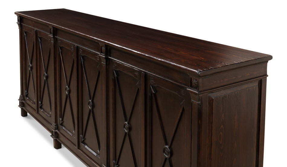 Marksman Sideboard- Dark Brown - Chapin Furniture