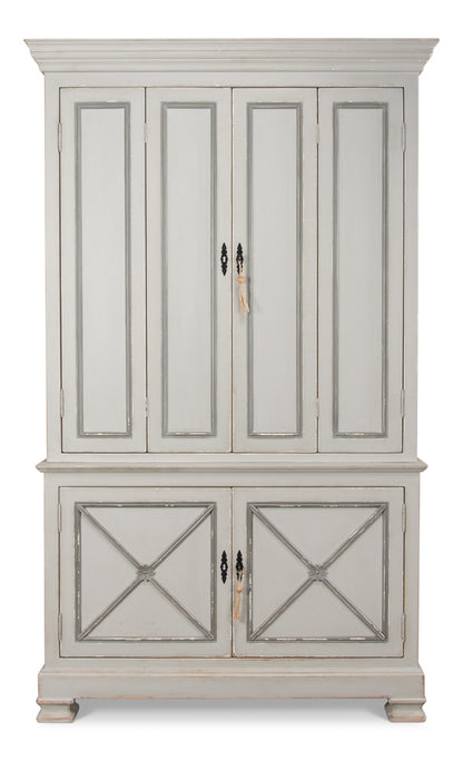 Painted Directoire Style Cupboard - Chapin Furniture