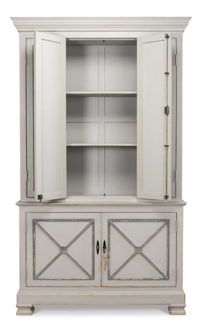Painted Directoire Style Cupboard - Chapin Furniture