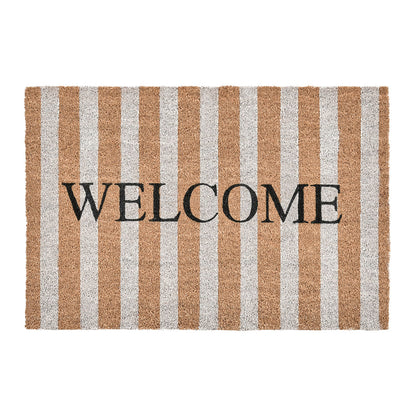 Striped Doormat Welcome Rug - Chapin Furniture