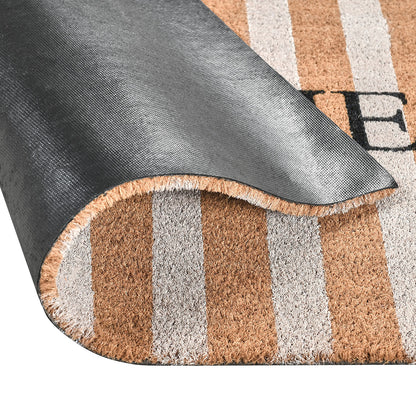 Striped Doormat Welcome Rug - Chapin Furniture