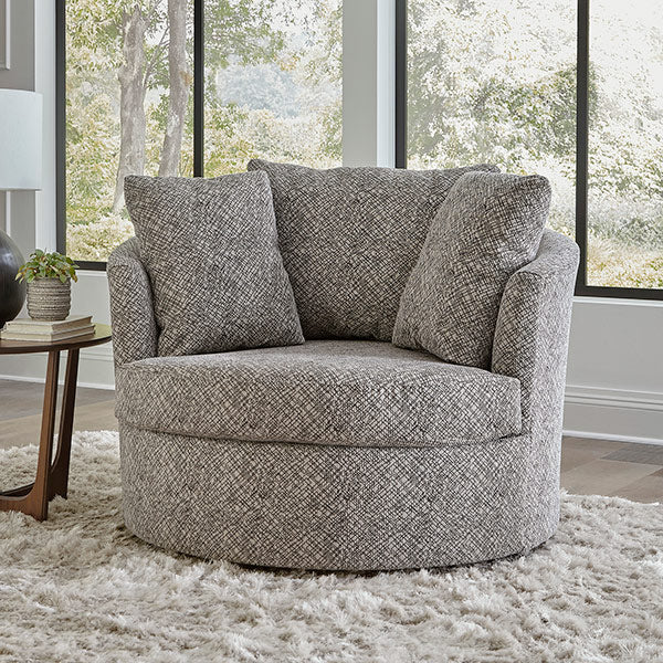 Astro Oversized Swivel Chair- Custom - Chapin Furniture