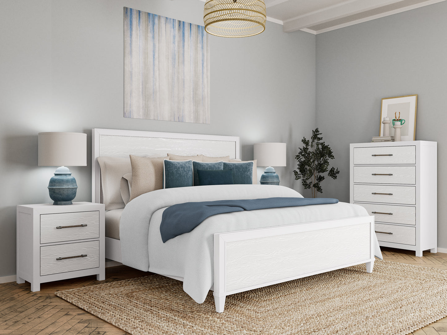 Rosalie Twin Panel Bed - Chapin Furniture