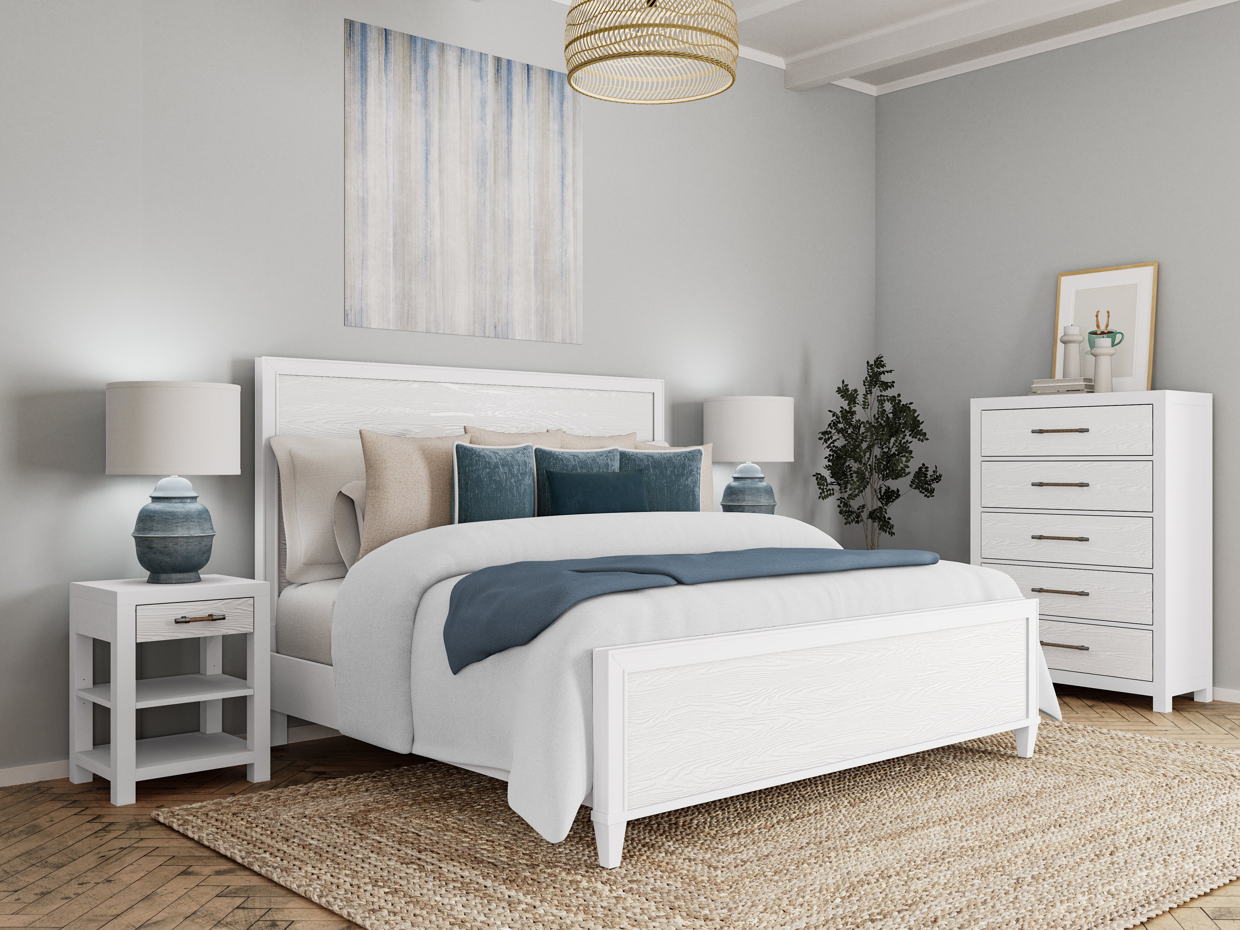 Riverside Furniture Rosalie Panel Bed - Thumbnail 3