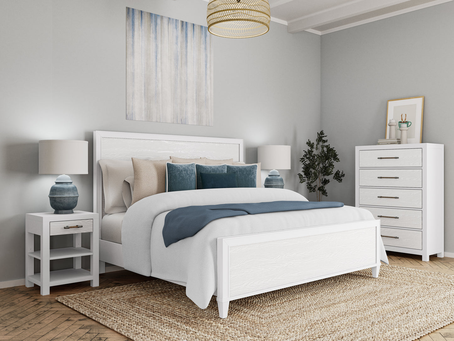 Rosalie Twin Panel Bed - Chapin Furniture