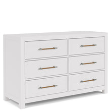 Rosalie Small Six Drawer Dresser -White - Chapin Furniture