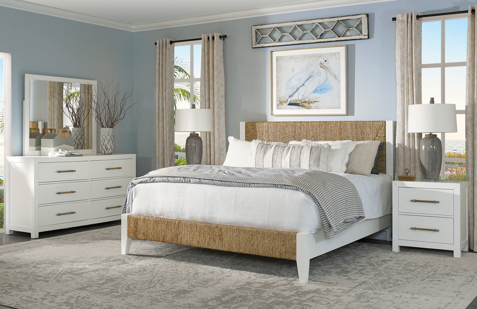 Rosalie King Woven Bed - Chapin Furniture