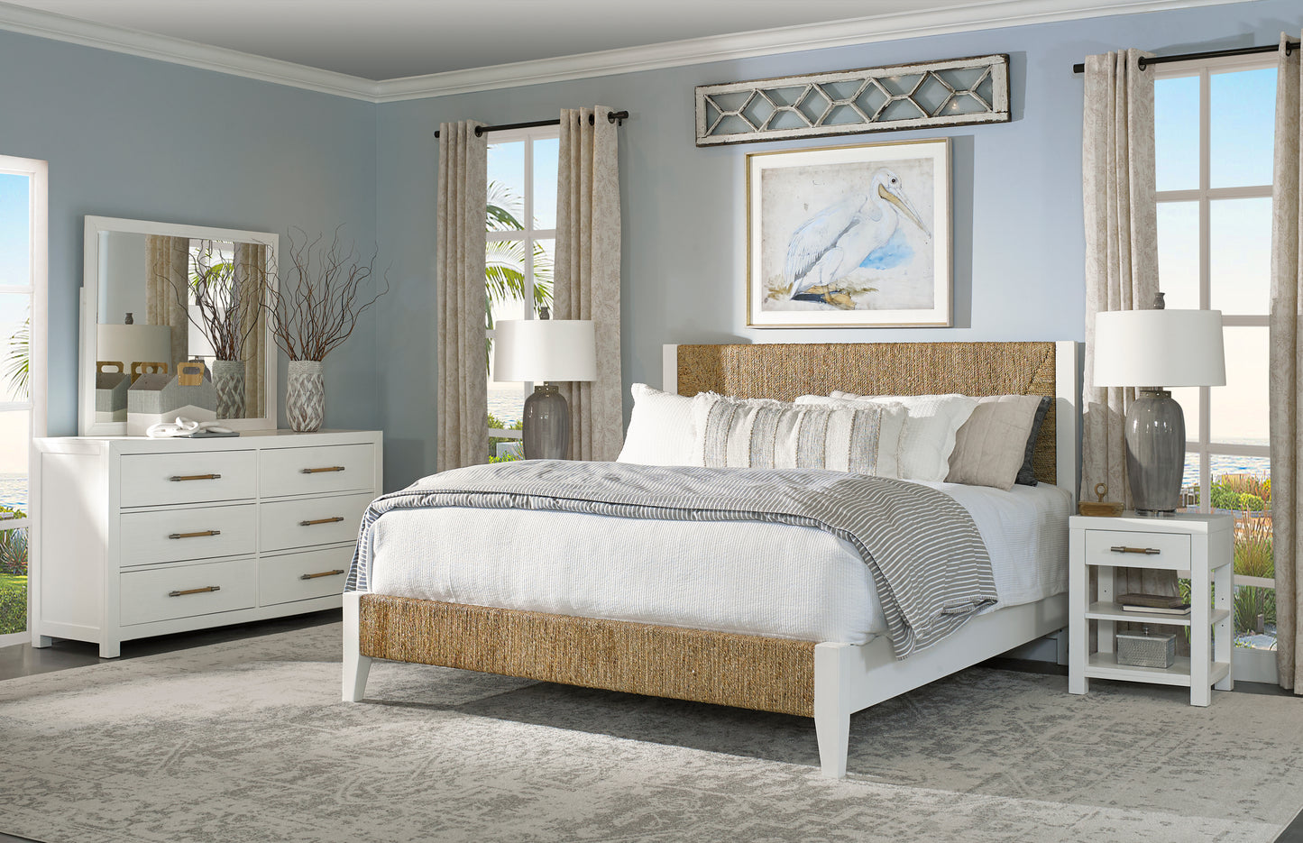 Rosalie King Woven Bed - Chapin Furniture