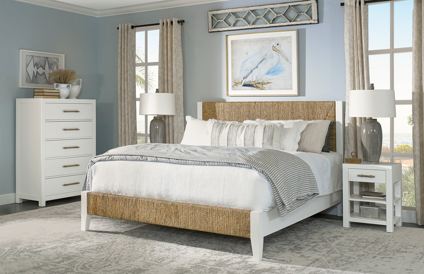 Rosalie King Woven Bed - Chapin Furniture