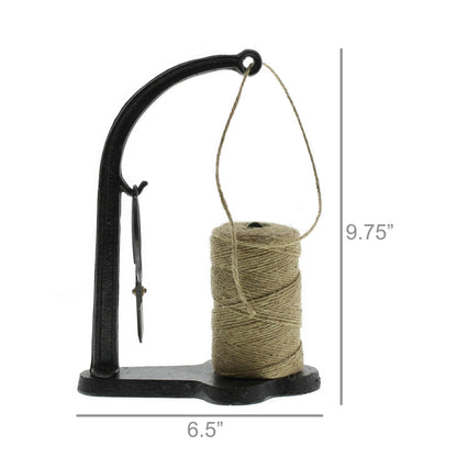Jute Dispenser - Antique Black Cast Iron - Chapin Furniture