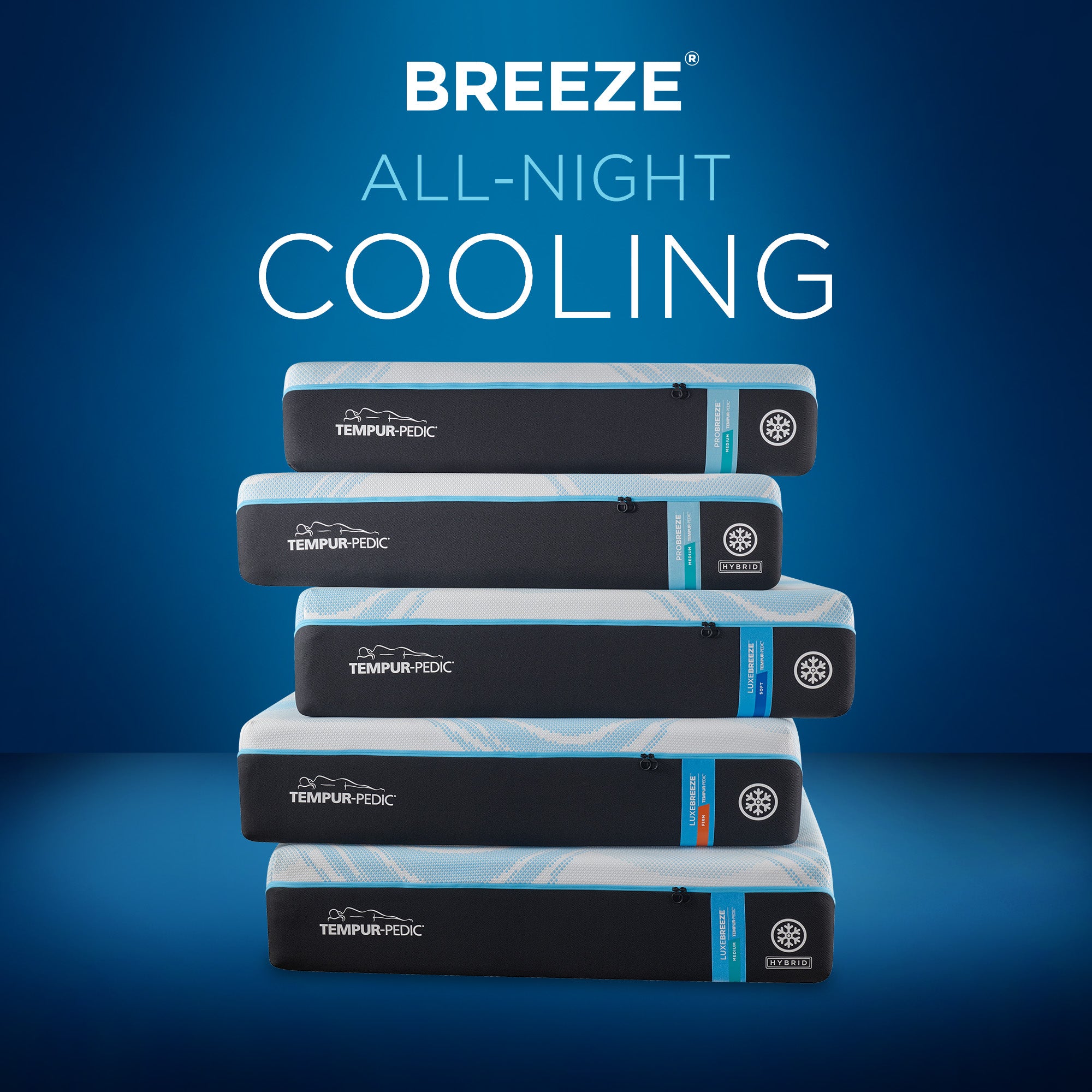 Tempur-Pedic TEMPUR-ProBreeze Medium 12" Mattress - Thumbnail 3