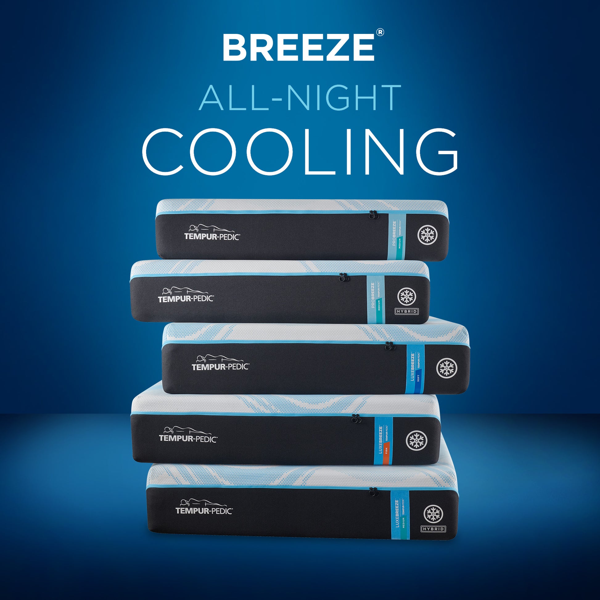 Tempur-Pedic ProBreeze Medium Mattress - Chapin Furniture