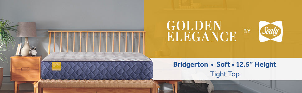 Sealy Golden Elegance Bridgerton Tight Top Soft Mattress - Chapin Furniture