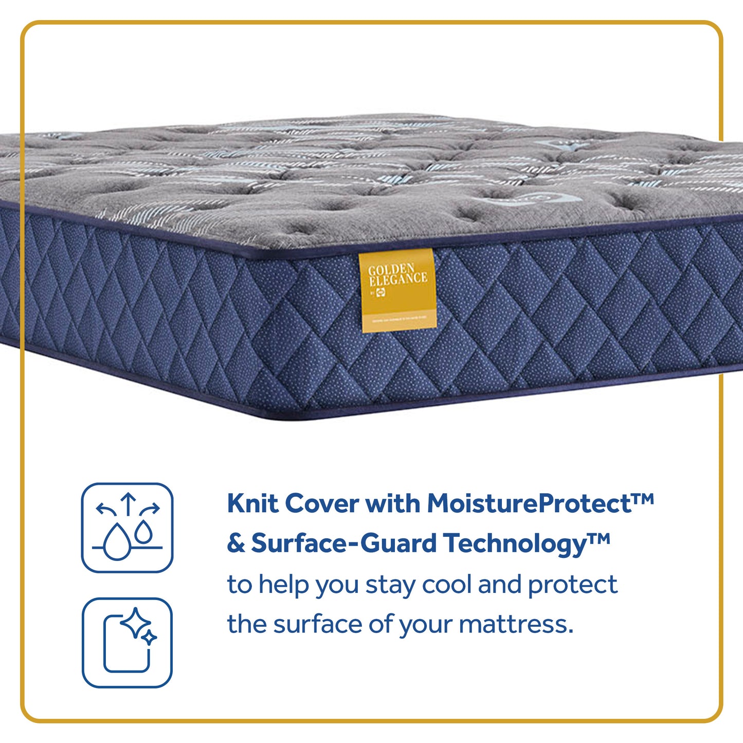 Sealy Golden Elegance Featherton Soft Tight Top Mattress - Chapin Furniture