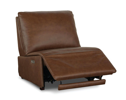 Bassett Club Level Everett Leather Modular Reclining Sofa