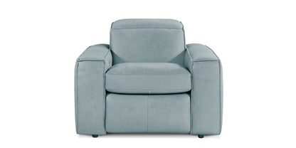 Bassett Club Level Wesley Power Leather Zero Gravity Motion Recliner
