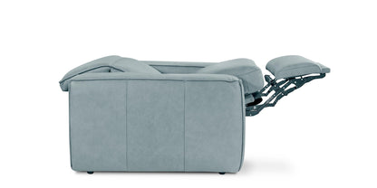 Bassett Club Level Wesley Power Leather Zero Gravity Motion Recliner