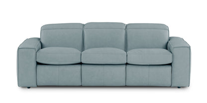 Bassett Club Level Wesley Power Leather Motion Sofa