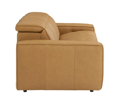 Bassett Club Level Wesley Power Leather Motion Sofa