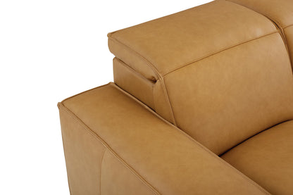 Bassett Club Level Wesley Power Leather Motion Sofa