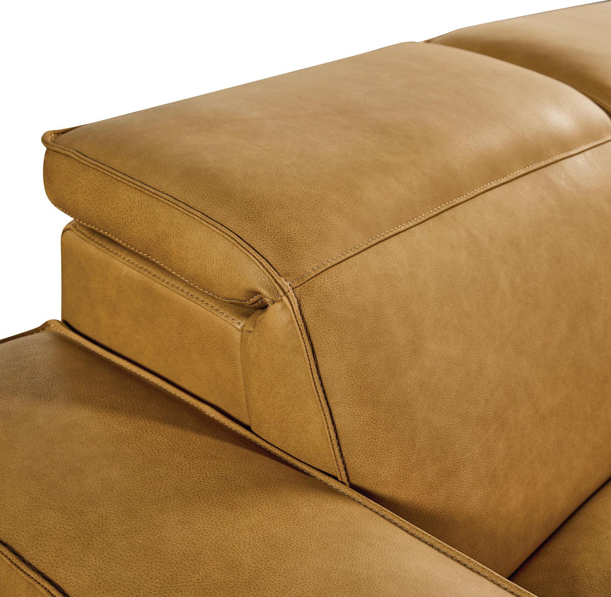Bassett Club Level Wesley Power Leather Motion Sofa