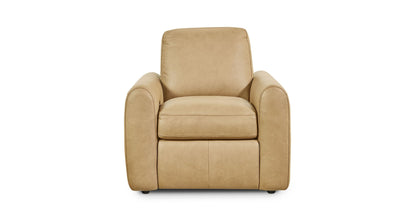 Bassett Club Level Sonny Power Leather Wall Hugger Motion Recliner