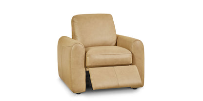Bassett Club Level Sonny Power Leather Wall Hugger Motion Recliner
