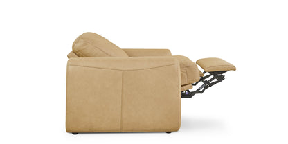 Bassett Club Level Sonny Power Leather Wall Hugger Motion Recliner