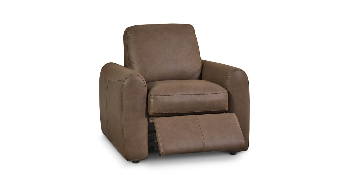 Bassett Club Level Sonny Power Leather Wall Hugger Motion Recliner