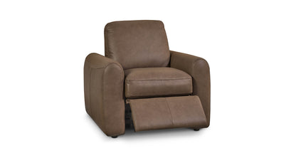 Bassett Club Level Sonny Power Leather Wall Hugger Motion Recliner