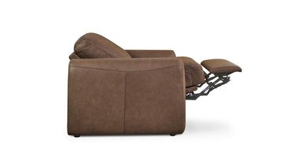 Bassett Club Level Sonny Power Leather Wall Hugger Motion Recliner