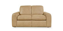 Bassett Club Level Sonny Power Leather Motion Loveseat