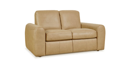 Bassett Club Level Sonny Power Leather Motion Loveseat