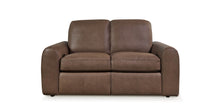 Bassett Club Level Sonny Power Leather Motion Loveseat