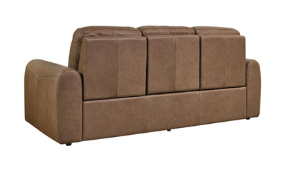 Bassett Club Level Sonny Power Leather Motion Sofa