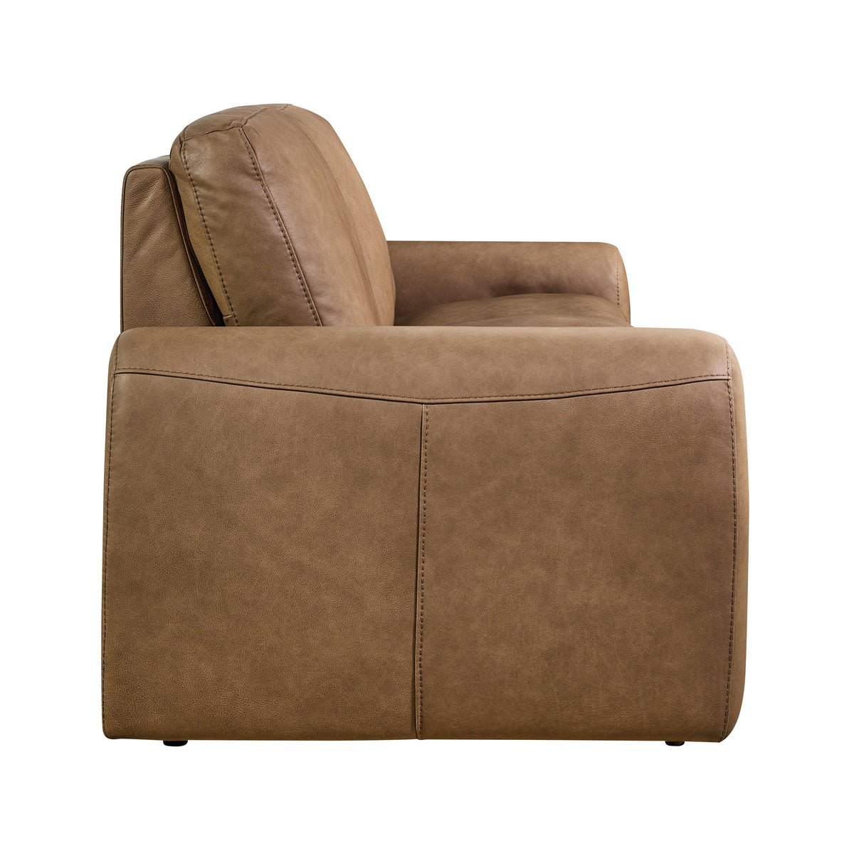 Bassett Club Level Sonny Power Leather Motion Sofa