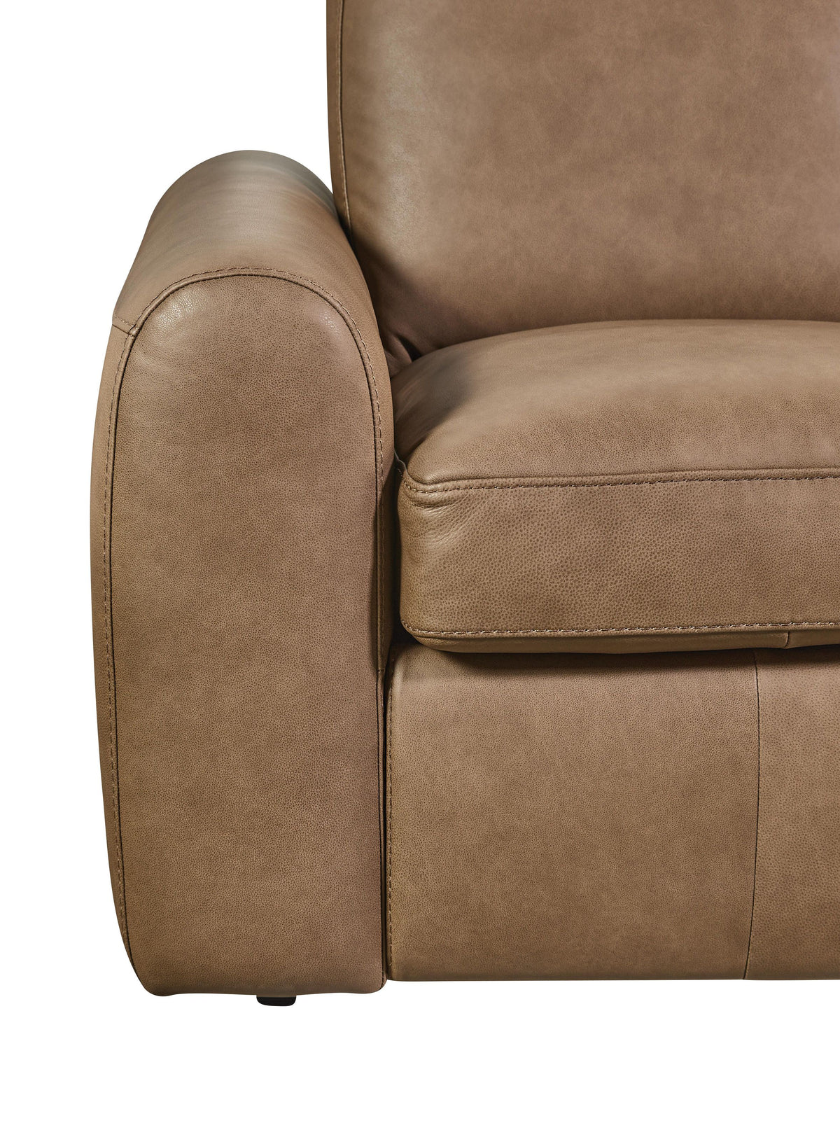 Bassett Club Level Sonny Power Leather Motion Sofa