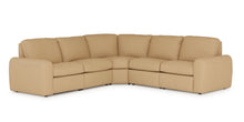 Bassett Club Level Sonny Power Leather Motion Sectional