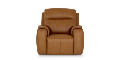 Bassett Club Level Marion Power Leather Zero Gravity Motion Recliner