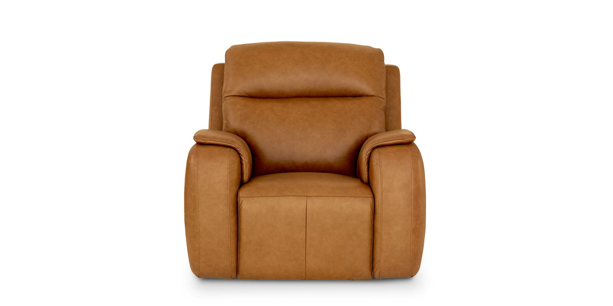 Bassett Club Level Marion Power Leather Zero Gravity Motion Recliner