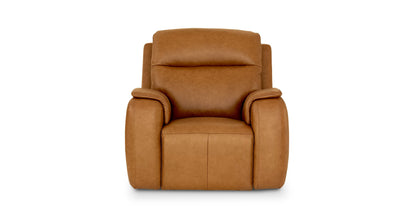 Bassett Club Level Marion Power Leather Zero Gravity Motion Recliner