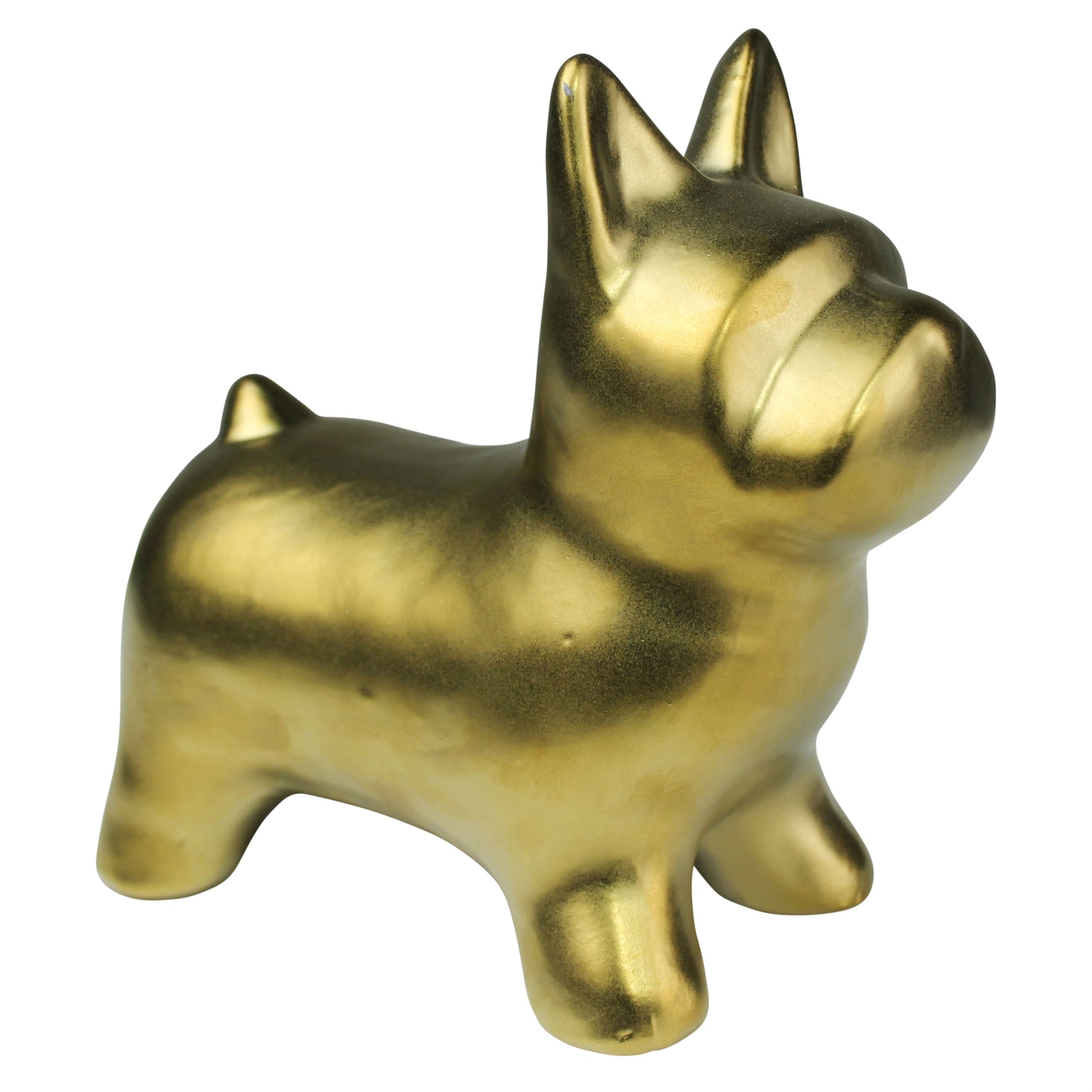 Ceramic Gold Dog - Chapin Furniture