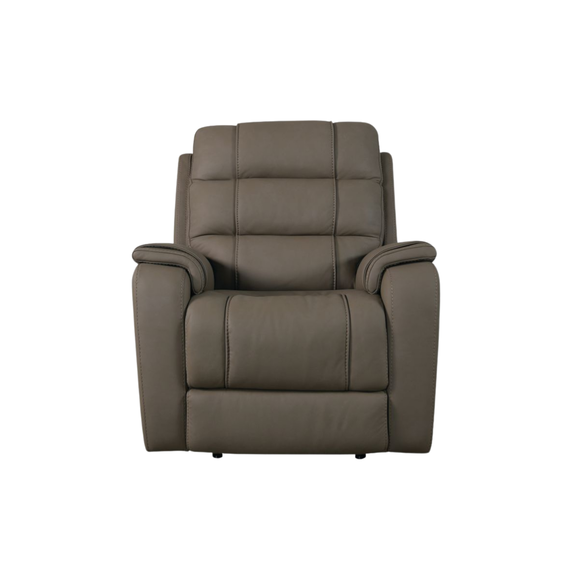 Bassett Club Level Wendell Power Motion Wallsaver Recliner in Dust - Chapin Furniture