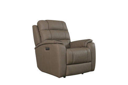 Bassett Club Level Wendell Power Motion Wallsaver Recliner in Dust - Chapin Furniture