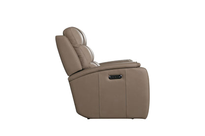 Bassett Club Level Wendell Power Motion Wallsaver Recliner in Dust - Chapin Furniture